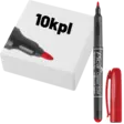 Pica Merkintätussi punainen ohut medium M 1mm 10kpl - Merkkauskynät ja tussit - 0022354 - 1