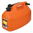 Plastex bensakanisteri 10L kaatonokalla oranssi - Polttoainekanisterit - 0021764 - 1