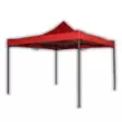 Pop-up-telttakatos 3x3m, punainen - Vapaa-aika - 0018404 - 1