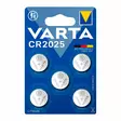 Varta nappiparisto CR2025 5kpl - Nappiparistot - 0012654 - 1