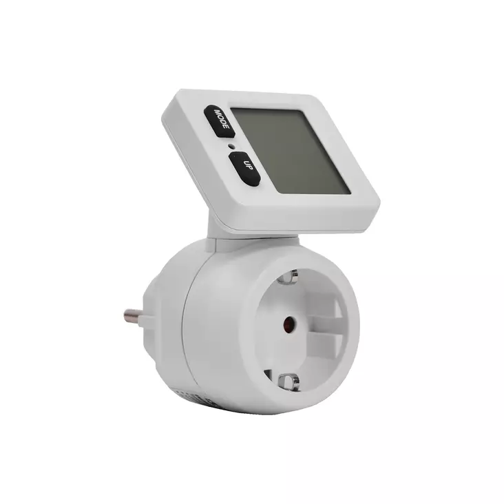 Axxel sähkönkulutusmittari LCD-näytöllä kiinteä - Kulutusmittarit - 0009234 - 1