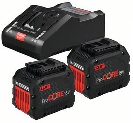 Bosch Akkupakkaus Procore 18V 2x12AH + latauslaite - Työkaluakut ja -laturit - 0000574 - 1