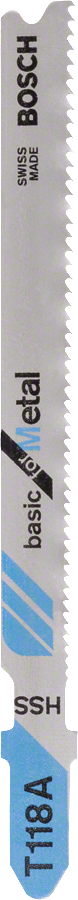 Bosch pistosahanterä HSS 1,1-1,5mm-17-23TPI T118A - Pistosahanterät - 0000664 - 1