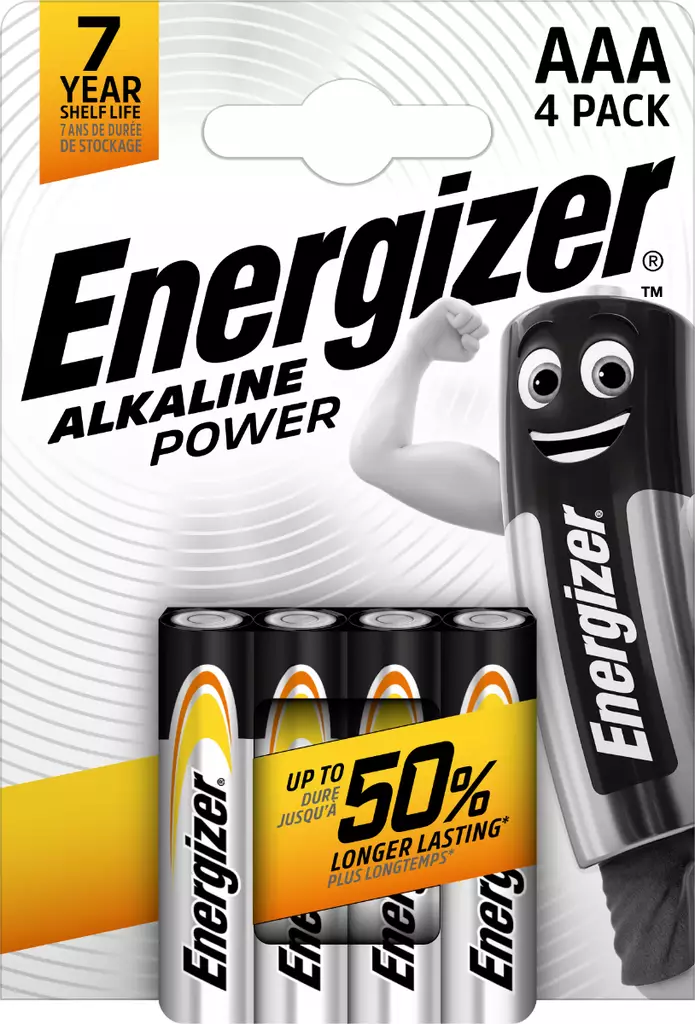 Energizer Alkaline Power AAA / E92 4kpl - Alkaliparistot - 0020884 - 1