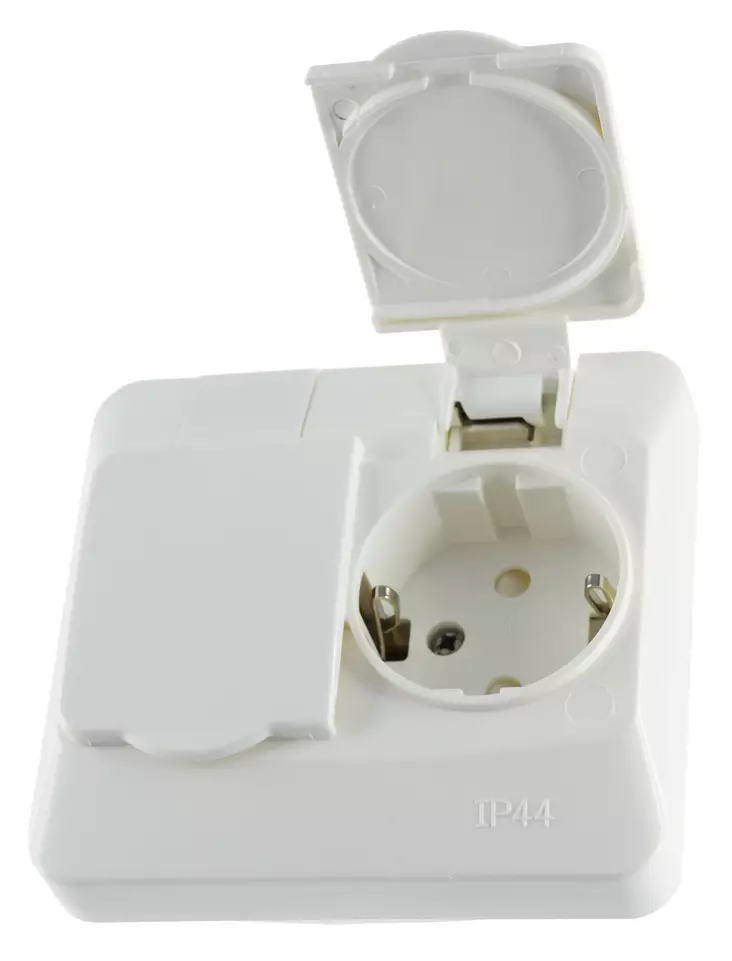 Etman uppopistorasia 2-os IP44 - Uppo-asennus rasiat ja kytkimet - 0009934 - 1