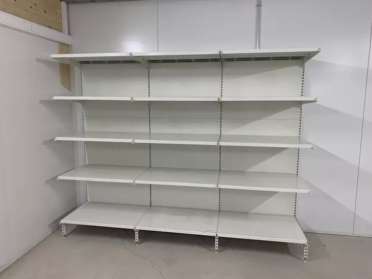 GWS Metallinen varastohylly 210x270cm 400mm tasoilla (käytetty) - Käytetyt varastohyllyt - 0015184 - 1