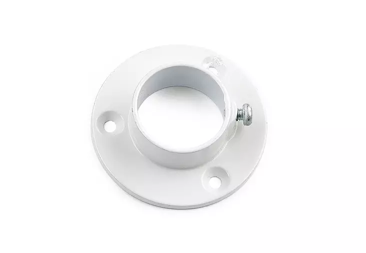 Habo Putkenkannatin valk. seinäk. 25mm 2kpl - Hyllykiskot ja kannakkeet - 0017224 - 1