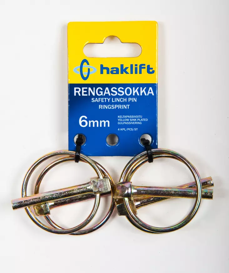 Haklift rengassokka 6mm 4kpl - Sokat, haat, sakkelit - 0003274 - 1