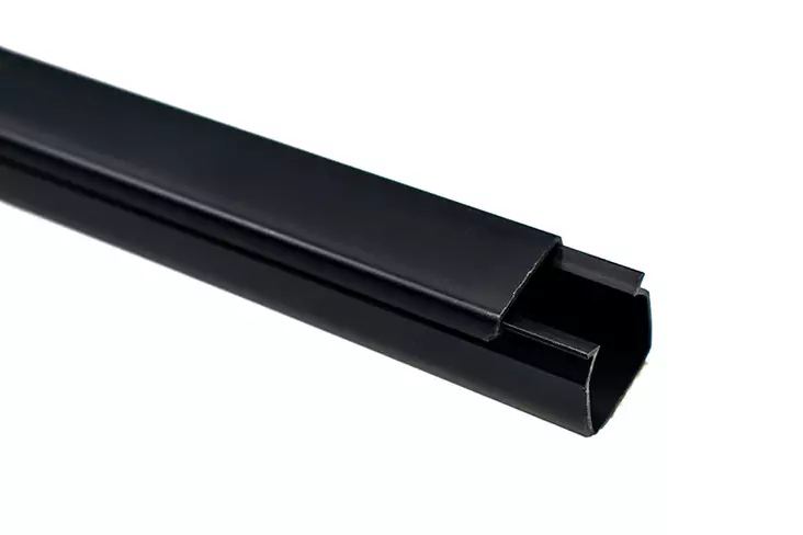 Harju asennuskanava 16x16x2000mm musta, tarralla - Johtokourut ja suojaputket - 0020784 - 1