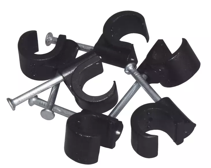 Harju Naulakiinnike 8-12 25kpl musta - Nippusiteet ja kiinnikkeet - 0010194 - 1