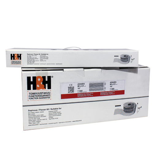 H&H rullalankanaula 2,5x60mm 2500kpl KS - Rullalankanaulat - 0000814 - 1