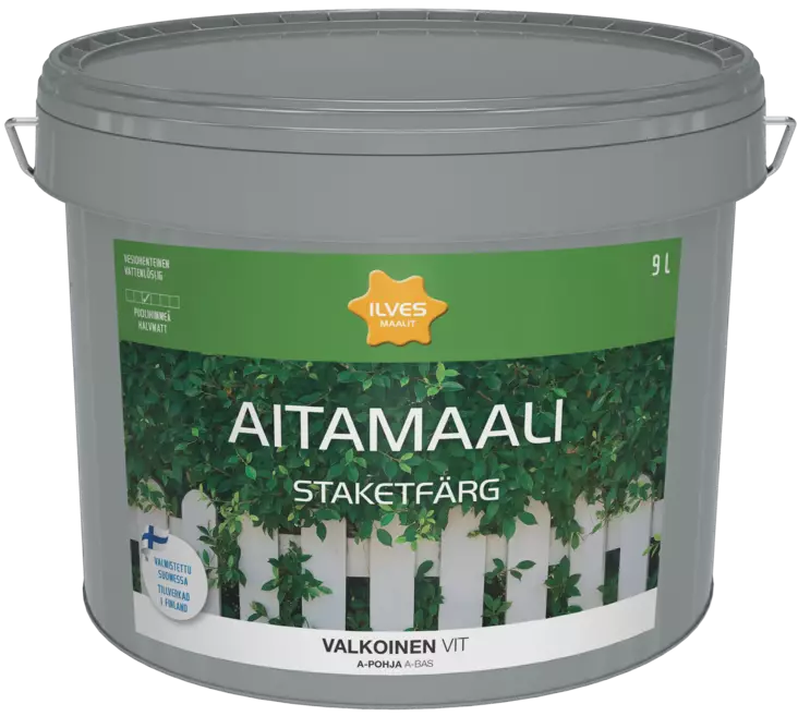 Ilves Aitamaali A-pohja valkoinen 9L - Ulkomaalit - 0007214 - 1