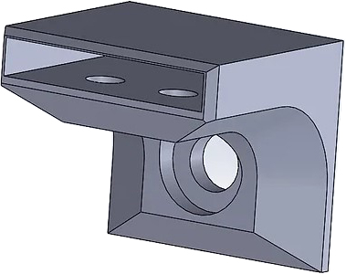 Kaiteen päätykiinnike valkoinen RST - Aitaelementit - 0017164 - 1