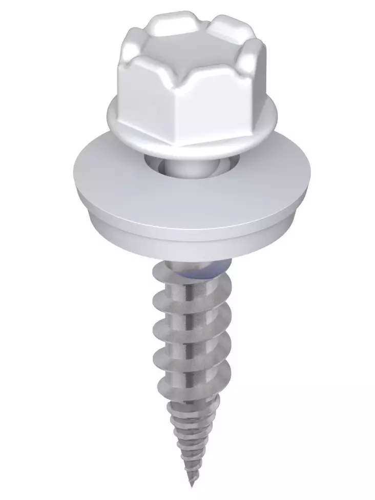 Kingi kateruuvi 4,8 x 25, RR20 - Valkoinen, 250kpl - Kateruuvit - 0018804 - 1