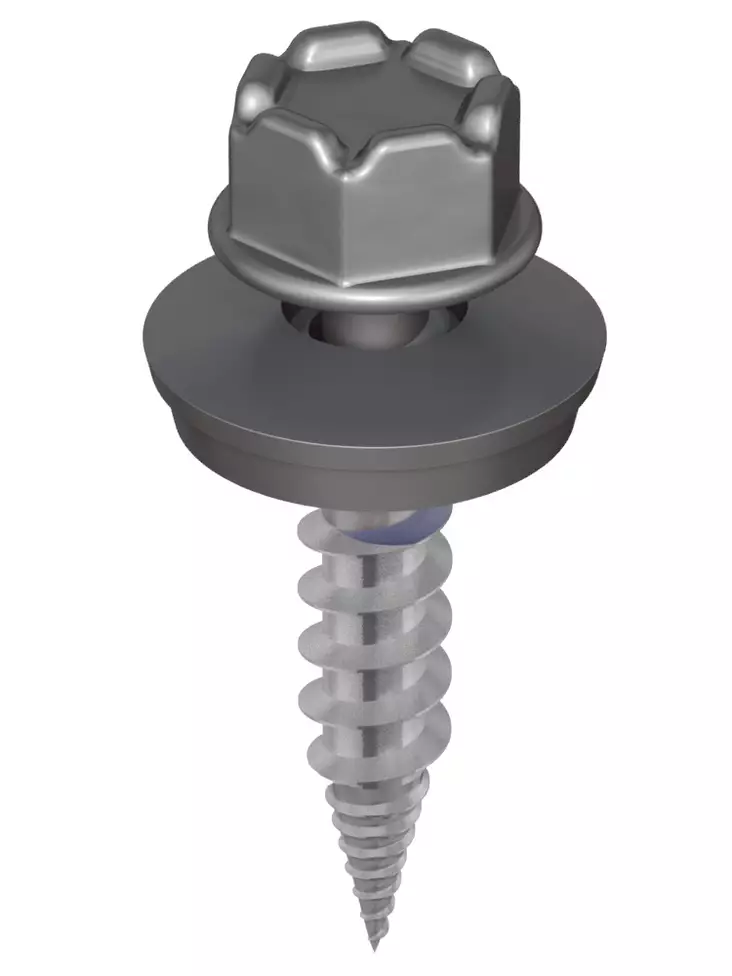 Kingi kateruuvi 4,8 x 25, RR23 - Tumman harmaa, 250kpl - Kateruuvit - 0018434 - 1