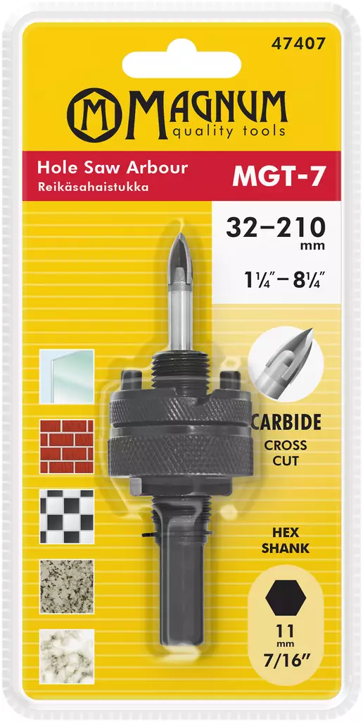 Magnum Istukka MGT-7 11mm 32-140mm - Istukat ja istukka-avaimet - 0001244 - 1