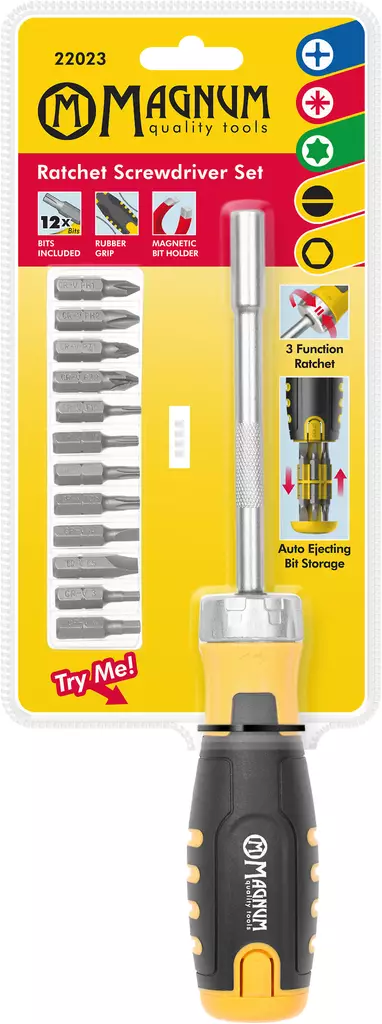 Magnum Räikkäruuvitaltta 110mm 13-os. - Meisselisarjat - 0001054 - 1