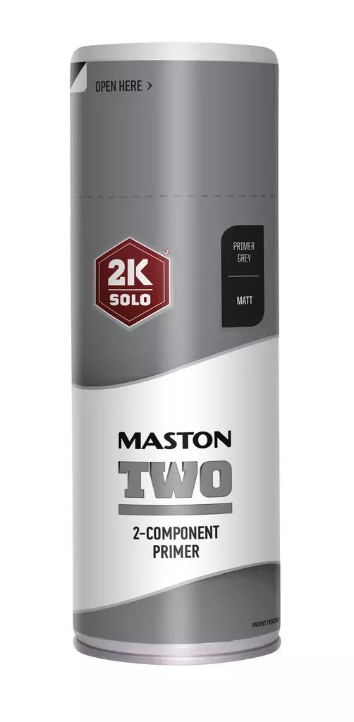 Maston spraymaali 2K Two Pohjamaali Harmaa 400ml - Pohjamaalit spray - 0000104 - 1