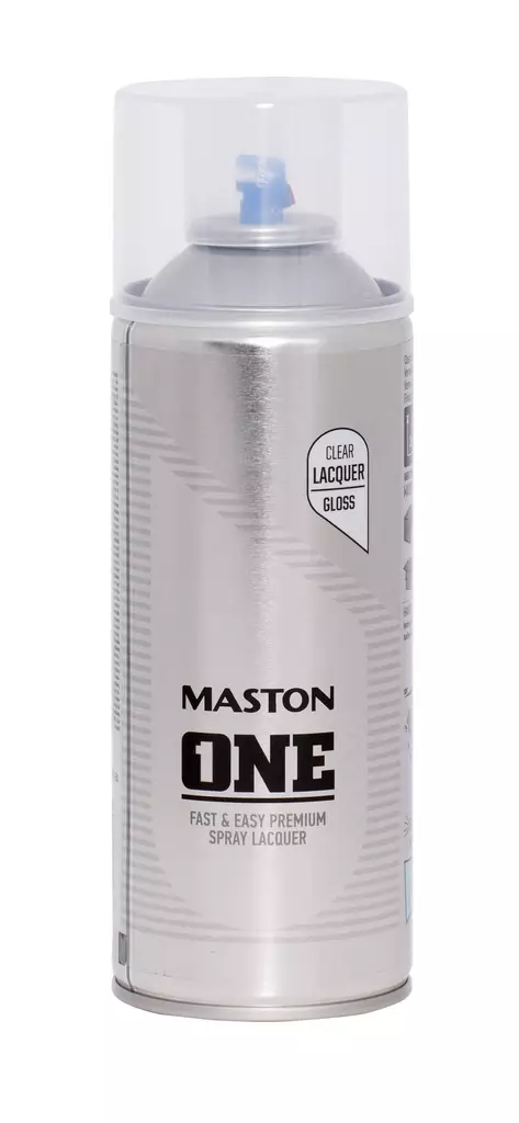 Maston spraymaali ONE - Kiiltävä Lakka 400ml - Spraymaalit - 0000134 - 1