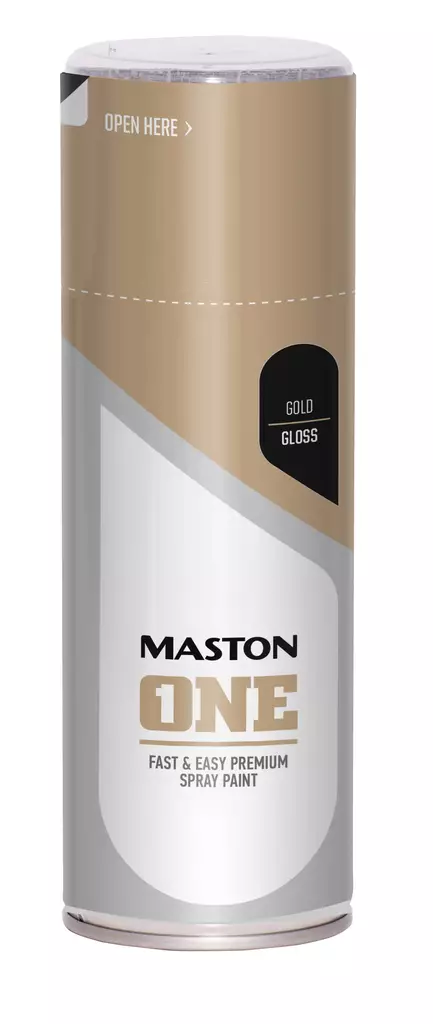 Maston spraymaali ONE - Kulta 400ml - Spraymaalit - 0000114 - 1