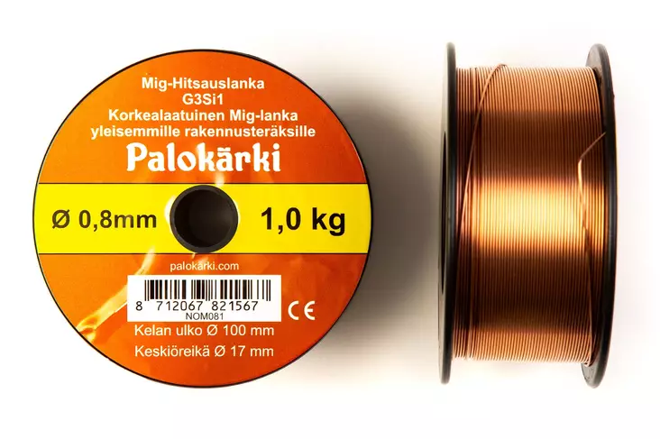 Mig-Hitsauslanka Ø 0,8mm 1kg - Hitsauslangat - 0020404 - 1
