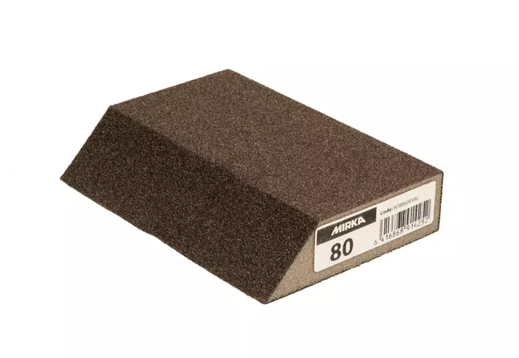 Mirka Hiomasieni vino 125x85x25mm P80 - Hiomavillat ja hiomaverkot - 0022494 - 1