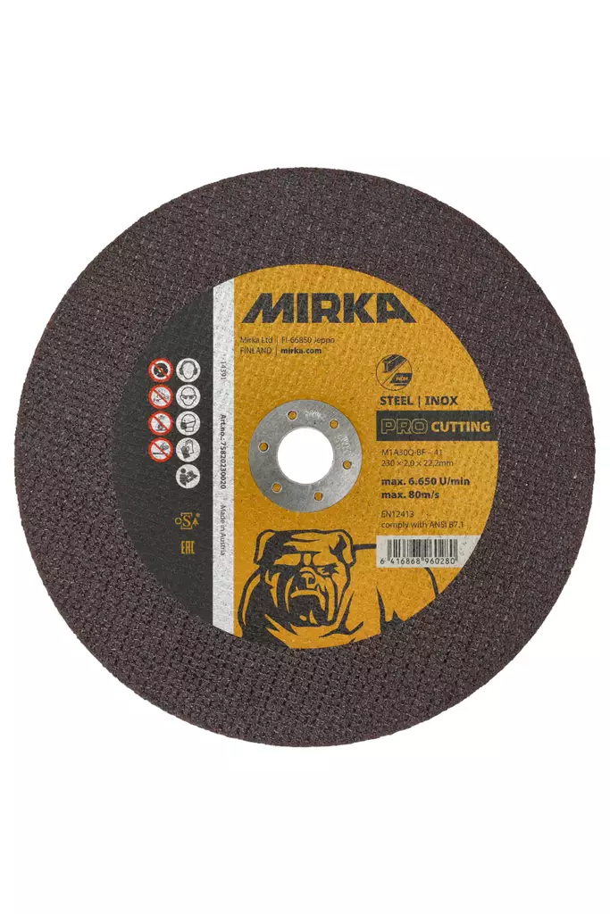 Mirka M-Pro Katkaisulaikka 230x2,0mm Inox/Steel - Katkaisulaikat - 0007014 - 1