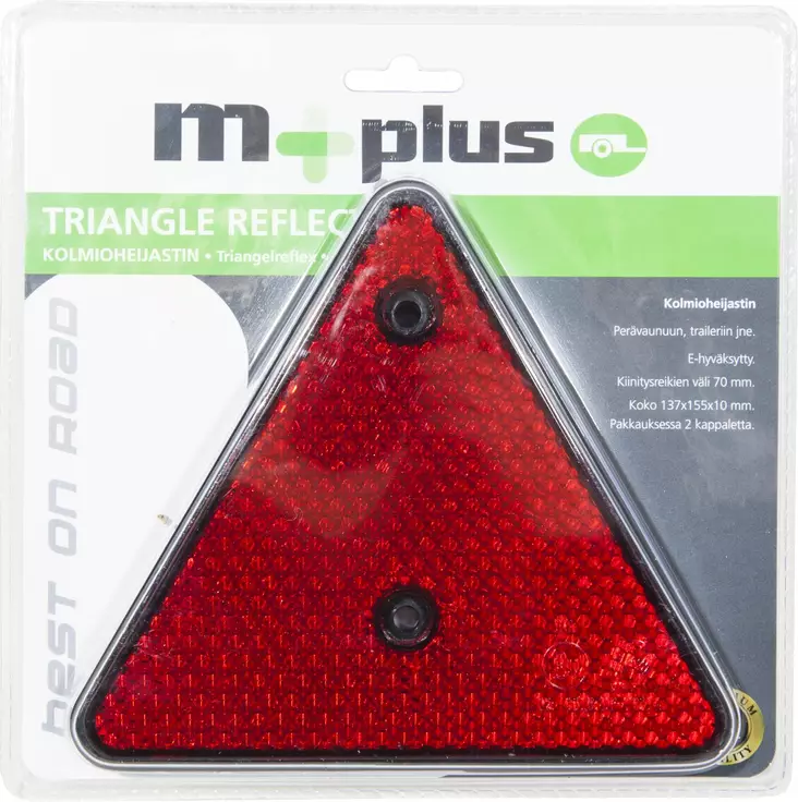 M+ kolmioheijastinsarja 2kpl / pkt - Äärivalot ja heijastimet - 0008194 - 1