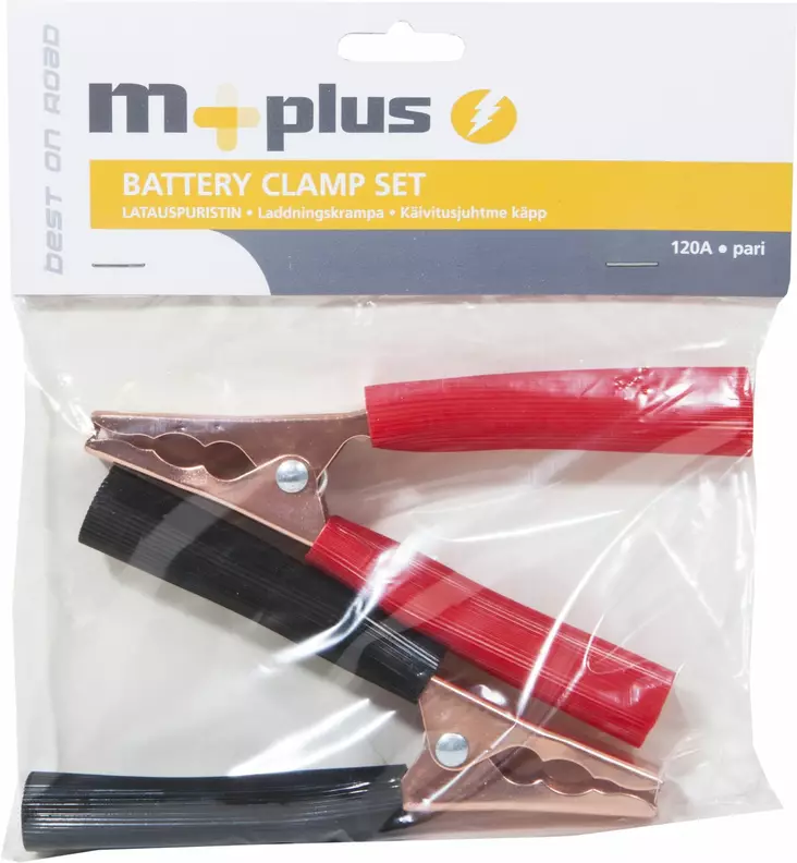 M+ latauspuristin 120A 140mm, 1pr - Johdot ja asennustarvikkeet - 0008314 - 1