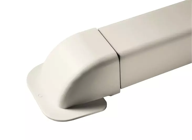 Onnline asennuskanavan kulmaläpivienti 80x60 valkoinen - Johtokourut ja suojaputket - 0007514 - 1