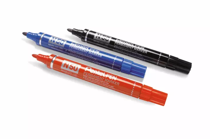 Pentel Huopakynä N50 4kpl pyör. KP - Merkkauskynät ja tussit - 0008094 - 1