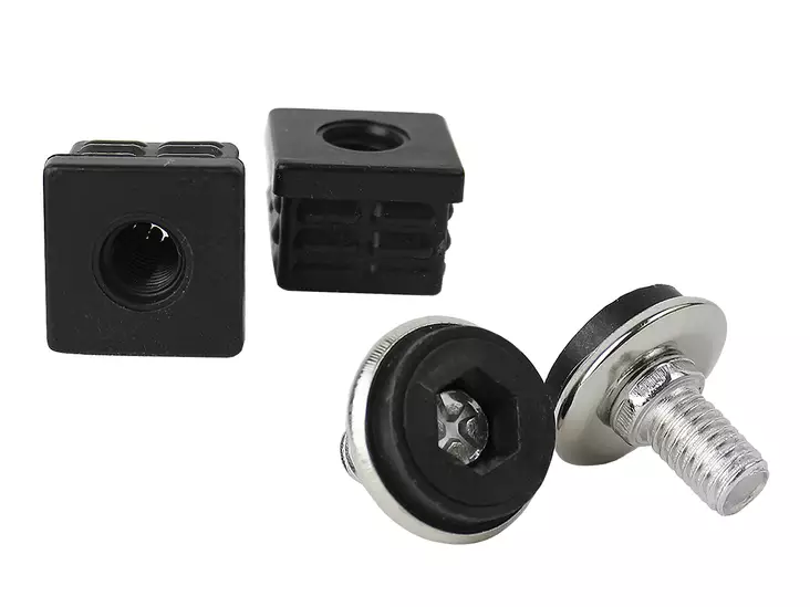 Pisla Säätöruuvi+sisätulppa M10/25×25 2kpl - Kalustejalat - 0002164 - 1