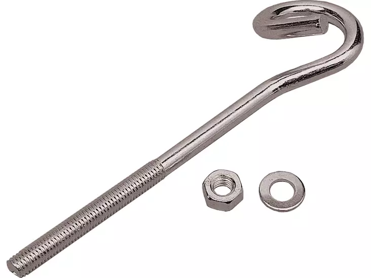 Pisla saparokoukku M8x160 2kpl sinkitty - Katto- ja kulmakoukut - 0002214 - 1