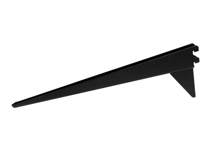 Pisla Wall-U kannatin 55cm musta/vahvistettu - Hyllykiskot ja kannakkeet - 0019434 - 1