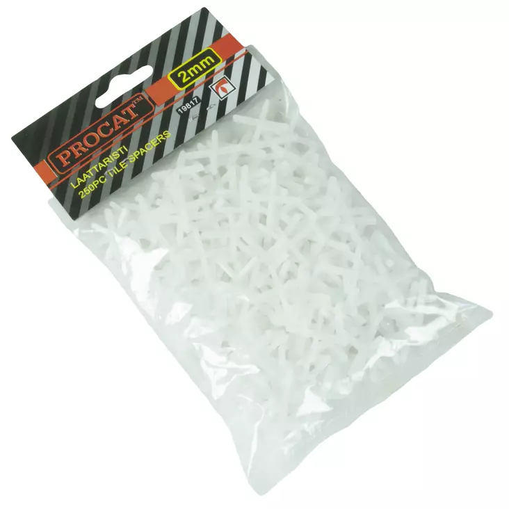 Procat Laattaristi 2mm 250kpl - Muuraus- ja laatoitustyökalut - 0003044 - 1