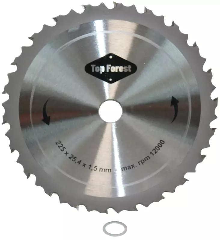 Raivaussahan kovapalaterä 225 x 25,4 x 1,5 mm - Raivaussahanterät ja tarvikkeet - 0018744 - 1