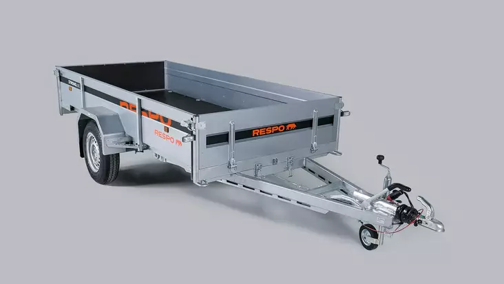 Respo peräkärry 150x350cm I-akselinen jarrullinen - Peräkärryt - 0016734 - 1