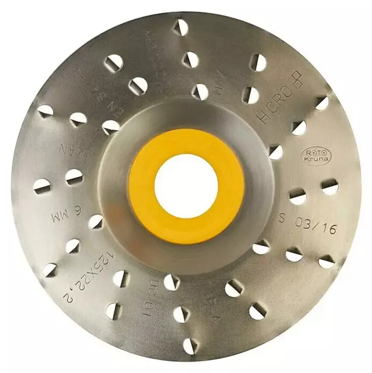 Rotorasp muotoilulaikka 125mm, hammastus 6,0mm - Hiomalaikat - 0015414 - 1