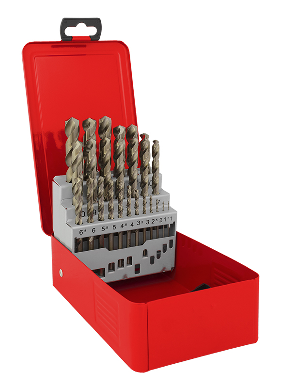 Ruko Poranteräsarja HSS-G CO5 1.0-13.0mm 25-os - Poranteräsarjat - 0006124 - 1