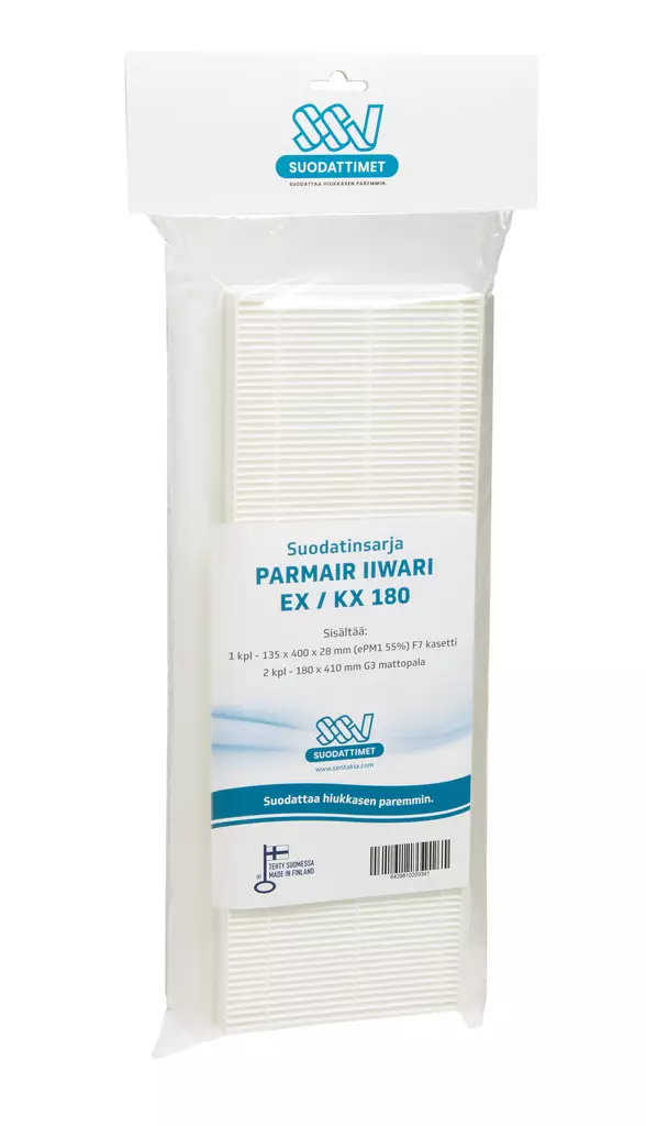 SSV Parmair Iiwari EX/KX 180 Ilmanvaihtokoneen suodatin - Ilmanvaihtokoneen suodattimet - 0002714 - 1
