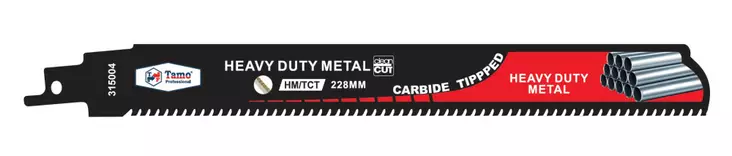 Tamo Puukkosahanterä karbidi 228mm Heavy Metal 1kpl - Puukkosahanterät metalli - 0020564 - 1