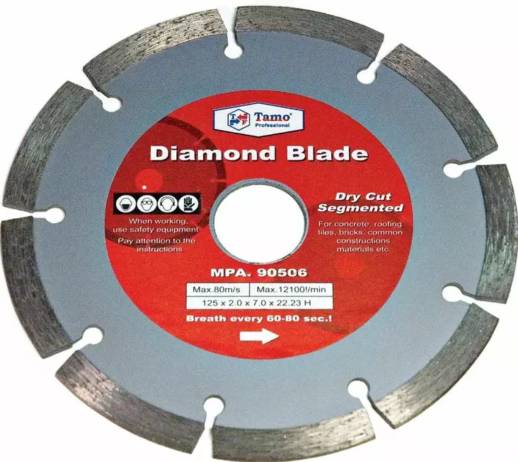 Tamo timanttikatkaisulaikka 230mm segmentti - Timanttilaikat - 0012934 - 1