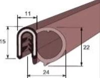Tiivistenauha P-7040, 1m - Ikkuna- ja ovitiivisteet - 0012784 - 1