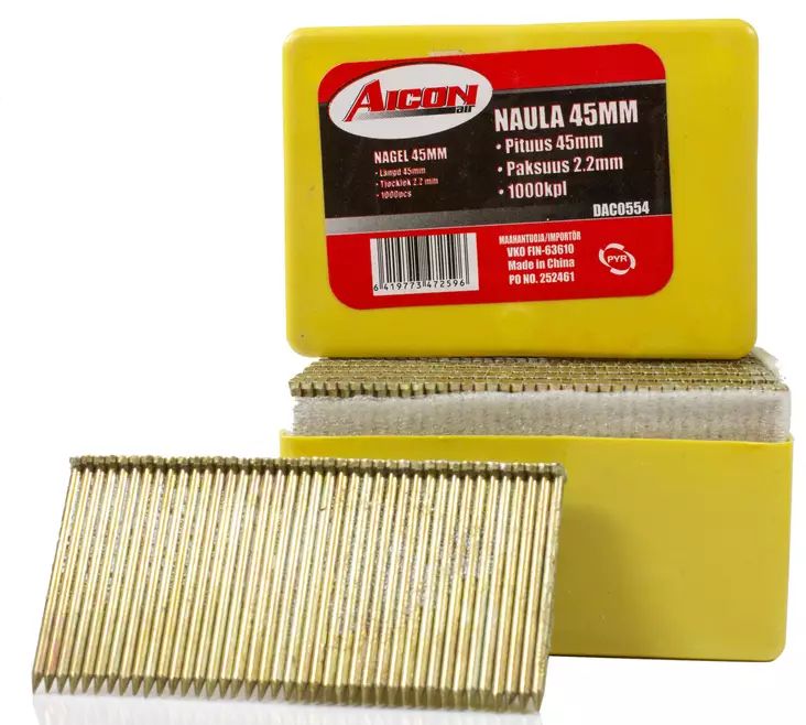 Ulkovuorausnaula 2,2mm x 45mm / 1000 kpl - Ulkovuorausnaulat - 0010524 - 1