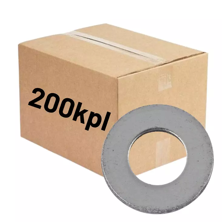 Wurth aluslevy M6 200kpl - Aluslevyt ja korilaatat - 0021464 - 1