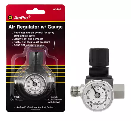 Ampro PI paineensäädin mittarilla - Paineensäätimet - 0006265 - 1