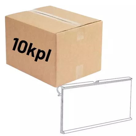 F Etiketinpidin piikkiin 39x75mm 10kpl - Kirjoitusvälineet - 0021495 - 1