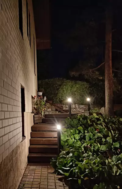 Led Energie Pollarivalaisin BONN E27, pyöreä, 800mm, musta - Ulkovalaisimet - 0004225 - 2