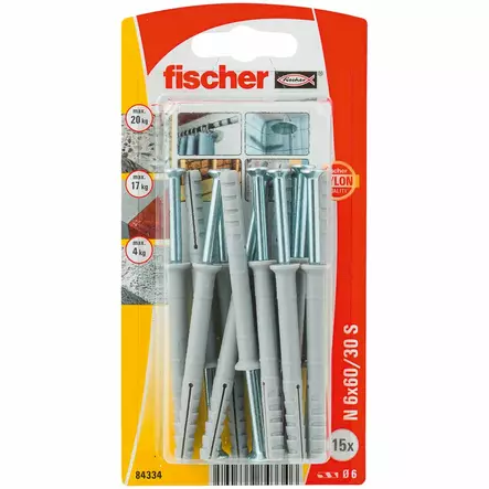 Naulatulppa 6x60mm 15kpl - Lyöntitulpat - 0011275 - 2