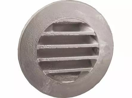 Pisla säle 125mm alumiinivalettu - Säle- ja korvausilmaventtiilit - 0002385 - 1